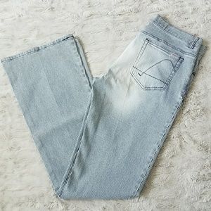 Guess Flare leg striped jean